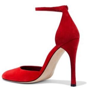BOWMILEL ROUND TOE HIGH HEEL STILETTO D'ORSAY SHOE